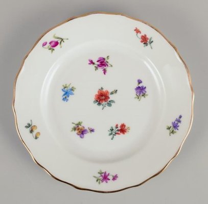 Deutsche Teller aus Porzellan, 1930er, 8 Set bei Pamono kaufen