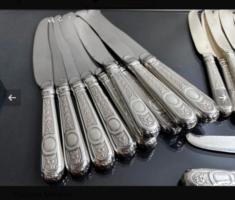 sterling silver セット Sterling Silver Cutlery, 1930, Set of 187 for sale at Pamono