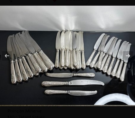 Sterling Silver Cutlery, 1930, Set of 187 for sale at Pamono