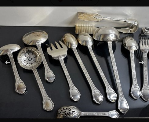 Sterling Silver Cutlery, 1930, Set of 187 for sale at Pamono