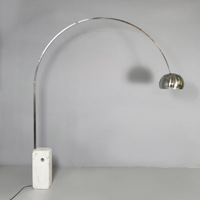 Mid-Century Modern Italian Arco Floor Lamp by Castiglioni Brothers