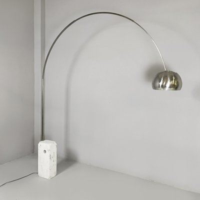 Mid-Century Modern Italian Arco Floor Lamp by Castiglioni Brothers