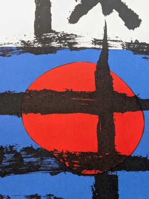 Joan Miró, Imaginary Boy, Sun Eater, Color Lithograph, 1970s for