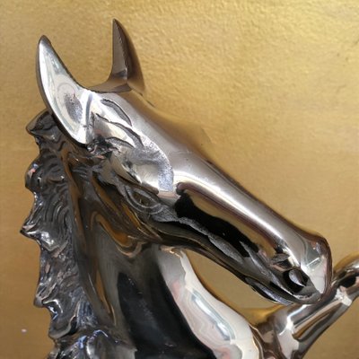 Médaillon Vintage Cheval En Laiton - Angleterre ? (Collection, Déco)