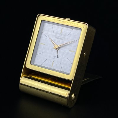 Réveil De Voyage Jaeger Le Coultre 2 Jours Vintage - À Réparer (pivot Fourche Palette Cassé)
