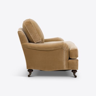 Armchair Baxter Poltrone Poltrona Baxter In Velluto Color Cammello