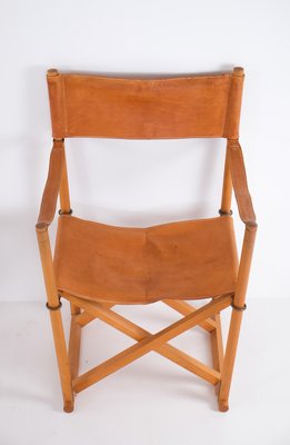 Set of Mk 16 Foldable Armchairs attributed to Mogens Koch, Denmark