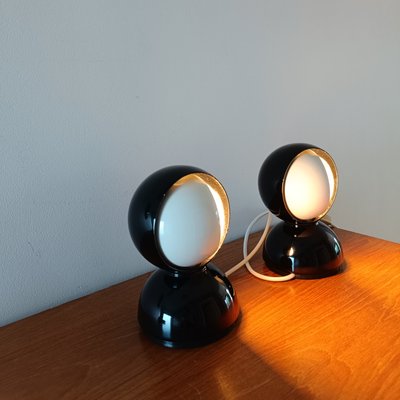 Eclisse Table Lamps by Magistretti Artemide, Set of for sale at