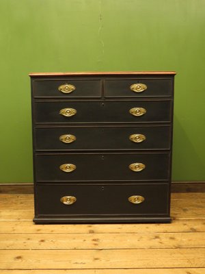 Black pine chest of drawers discount