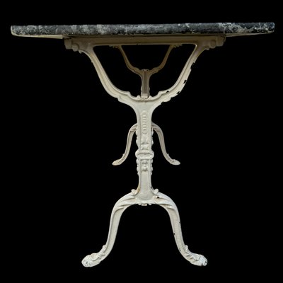 Table De Boucher En Fonte Dessus Marbre Fin XIXème