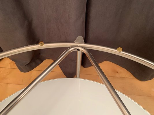 Ikea Strind サイドテーブル　oldikea 90s Vintage 1999 IKEA Strind Glass & Metal Rolling End Side