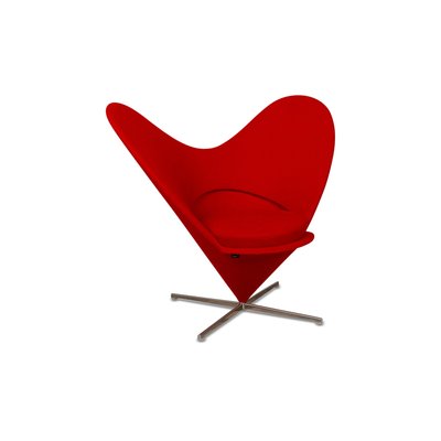 Heart Cone Chair by Verner Panton for Vitra for sale at Pamono