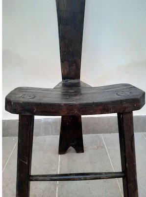 Antique milking chair discount