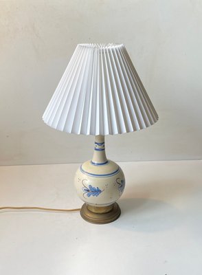 Hand-Painted Ceramic Table Lamp by Danico, 1920s for sale at Pamono - Main Image