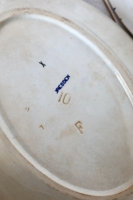 古ドレスデン　オペラプレート ワルキューレ第３幕 Antique Oval Serving Dishes from Dresden Porcelain, Set of 3 for
