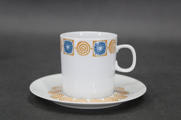Porcelain Tea Set Nefertiti by Jaroslav Jezek, Czechoslovakia