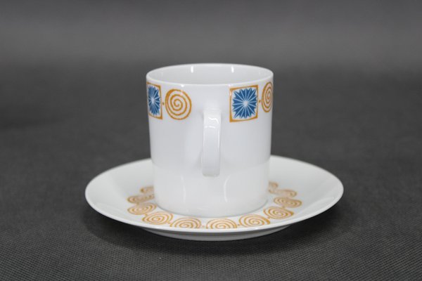 Porcelain Tea Set Nefertiti by Jaroslav Jezek, Czechoslovakia