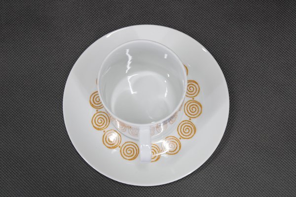 Porcelain Tea Set Nefertiti by Jaroslav Jezek, Czechoslovakia