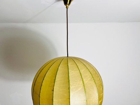 Mid-Century Round Cocoon Pendant Lamp by Achille Castiglioni