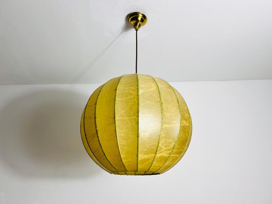 Mid-Century Round Cocoon Pendant Lamp by Achille Castiglioni