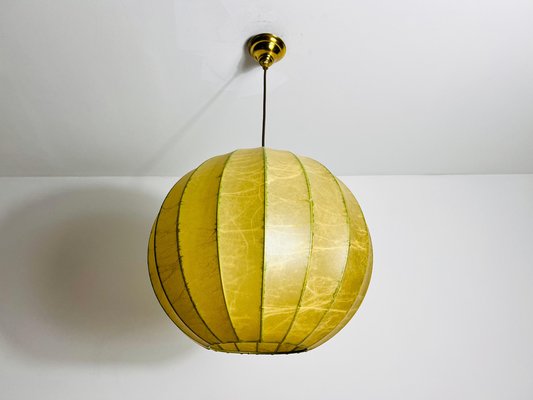 Mid-Century Round Cocoon Pendant Lamp by Achille Castiglioni