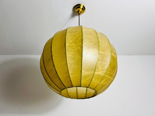 Mid-Century Round Cocoon Pendant Lamp by Achille Castiglioni