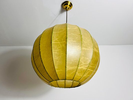 Mid-Century Round Cocoon Pendant Lamp by Achille Castiglioni
