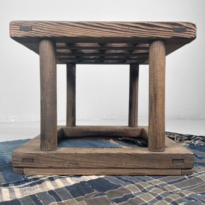 Early Shōwa Era Wooden Kotatsu Table, Japan, 1930s for sale at Pamono