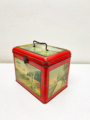 Antike niederländische Blechdose, 1920er bei Pamono kaufen
