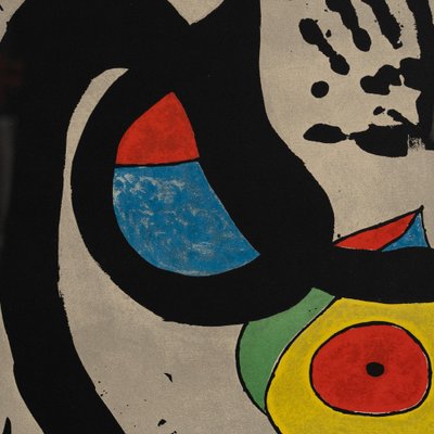 Joan Miró, Gat I Mà, Original Color Lithograph, 1970s for Joan Miró, Gat I Mà, Original Color Lithograph, 1970s for