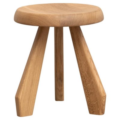 Meribel Wood Stool by Charlotte Perriand for Cassina for sale at
