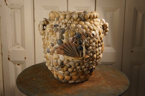 Coastal Graue Muschelvase bei Pamono kaufen