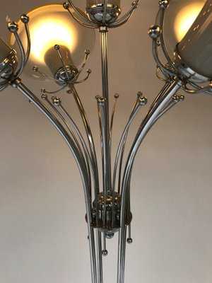 Italian Flower Shaped Floor Lamp In, Glass Flower Floor Lamp