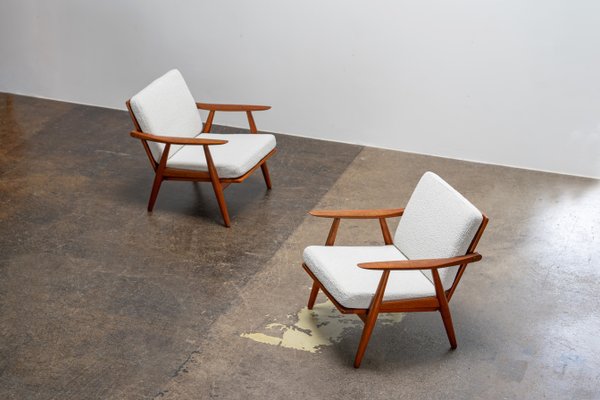 Set of Ge-270 Lounge Chairs by Hans Wegner for Getama, 1956 for