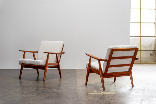 Set of Ge-270 Lounge Chairs by Hans Wegner for Getama, 1956 for
