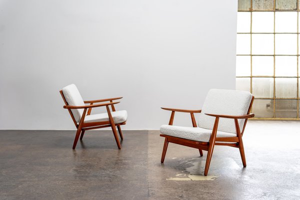 Set of Ge-270 Lounge Chairs by Hans Wegner for Getama, 1956 for