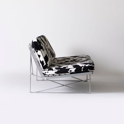 Moment Sofa with Animal Pattern Upholstery by Niels Gammelgaard