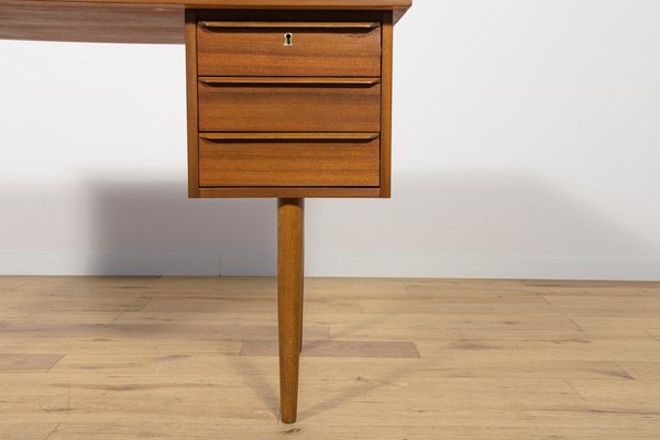 Mid-Century Modern Danish Freestanding Teak Desk, 1960s for sale