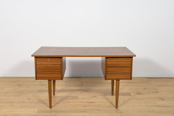 Mid-Century Modern Danish Freestanding Teak Desk, 1960s for sale