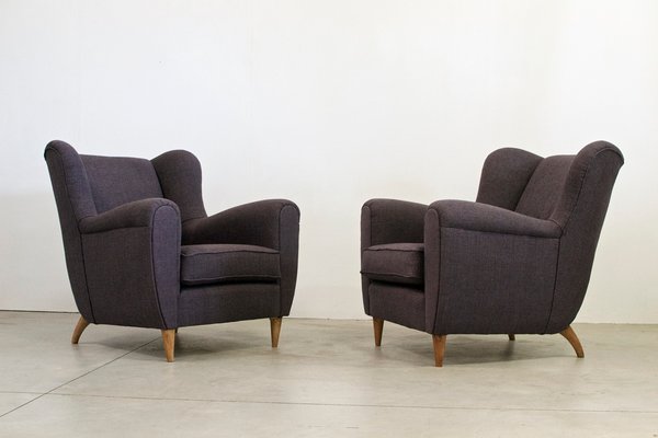 Vintage Italian Armchairs Set Of 2 For Sale At Pamono
