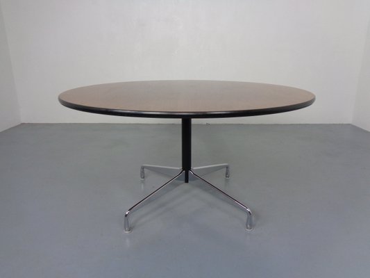 Large Segmented Round Dining Table by Charles Ray Eames for