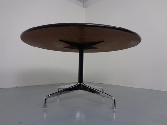 Large Segmented Round Dining Table by Charles & Ray Eames for