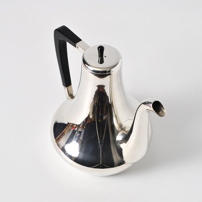 Danish Silver-Plated Coffee Pot by Einar Dragsted, 1960s for sale