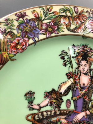 Four Seasons Decorative Plates by Versace for Rosenthal, 1990s