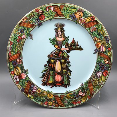 Four Seasons Decorative Plates by Versace for Rosenthal, 1990s