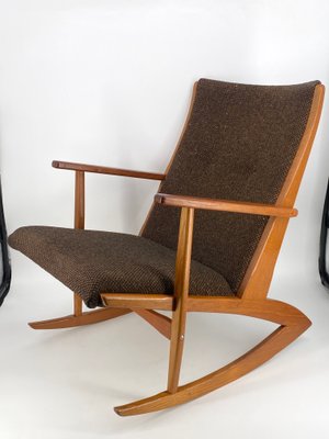 Mid-Century Teak Rocking Chair by Holger Georg Jensen for Tønder