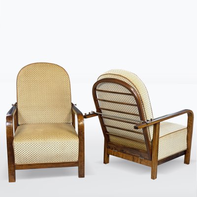 Art Deco Lehnstühle, 1930er, 2er Set bei Pamono kaufen