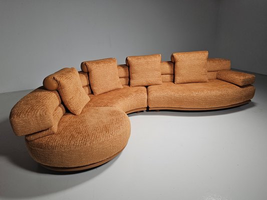 Sculptural Sofa from Wiener Werstätte, 1980s for sale at Pamono