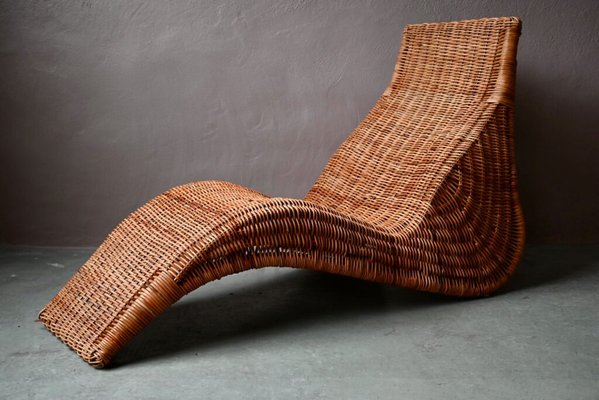 Vintage Rattan Chaise Lounge by Carl Öjerstam for Ikea for Vintage Rattan Chaise Lounge by Carl Öjerstam for Ikea for