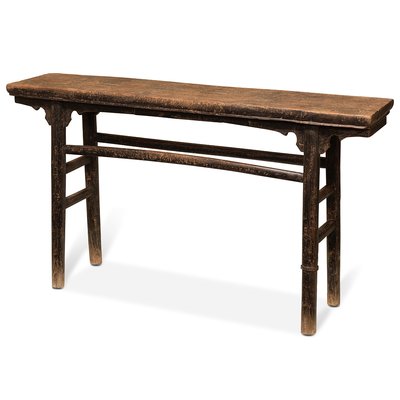 Bleached Elm Console Table From Shanxi - 19thC Bleached Elm Console Table From Shanxi - 19thC